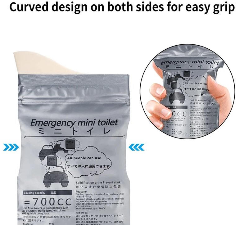 Travel Tidy™ 5pcs QuickRelief Kid-Adult Urinal & Vomit Disposal Bag