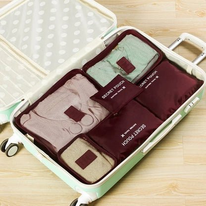 Travel Tidy™  6-pieces Travel Packing Cubes
