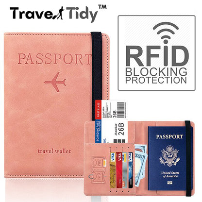 Travel Tidy™ RFID Blocking Passport & Card Holder