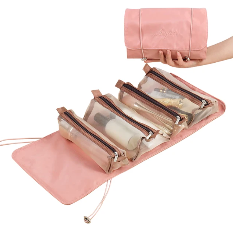 4 in 1 Travel Foldable Cosmetic Bag