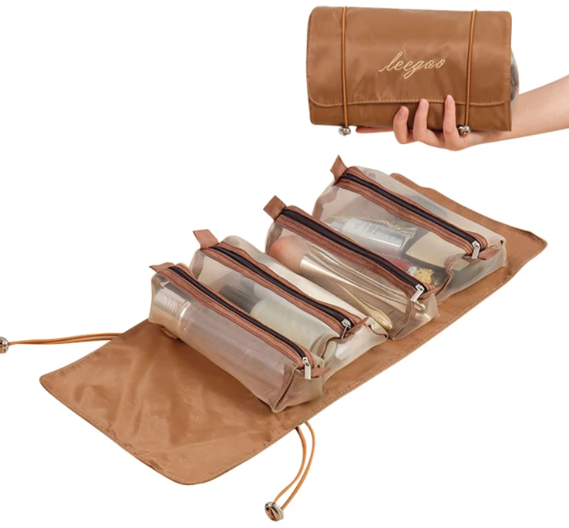 4 in 1 Travel Foldable Cosmetic Bag